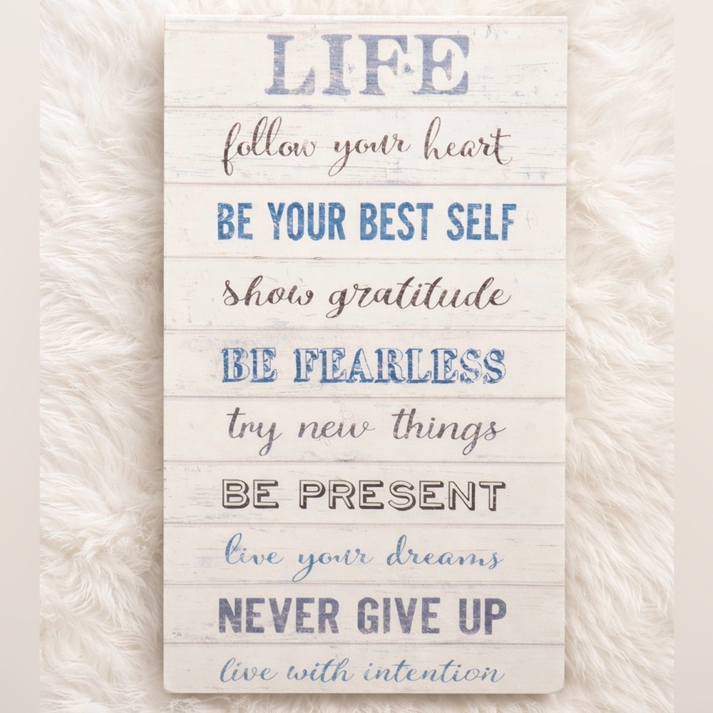 ✨ Inspirational Wooden Wall Sign | Farmhouse Motivational Decor ✨